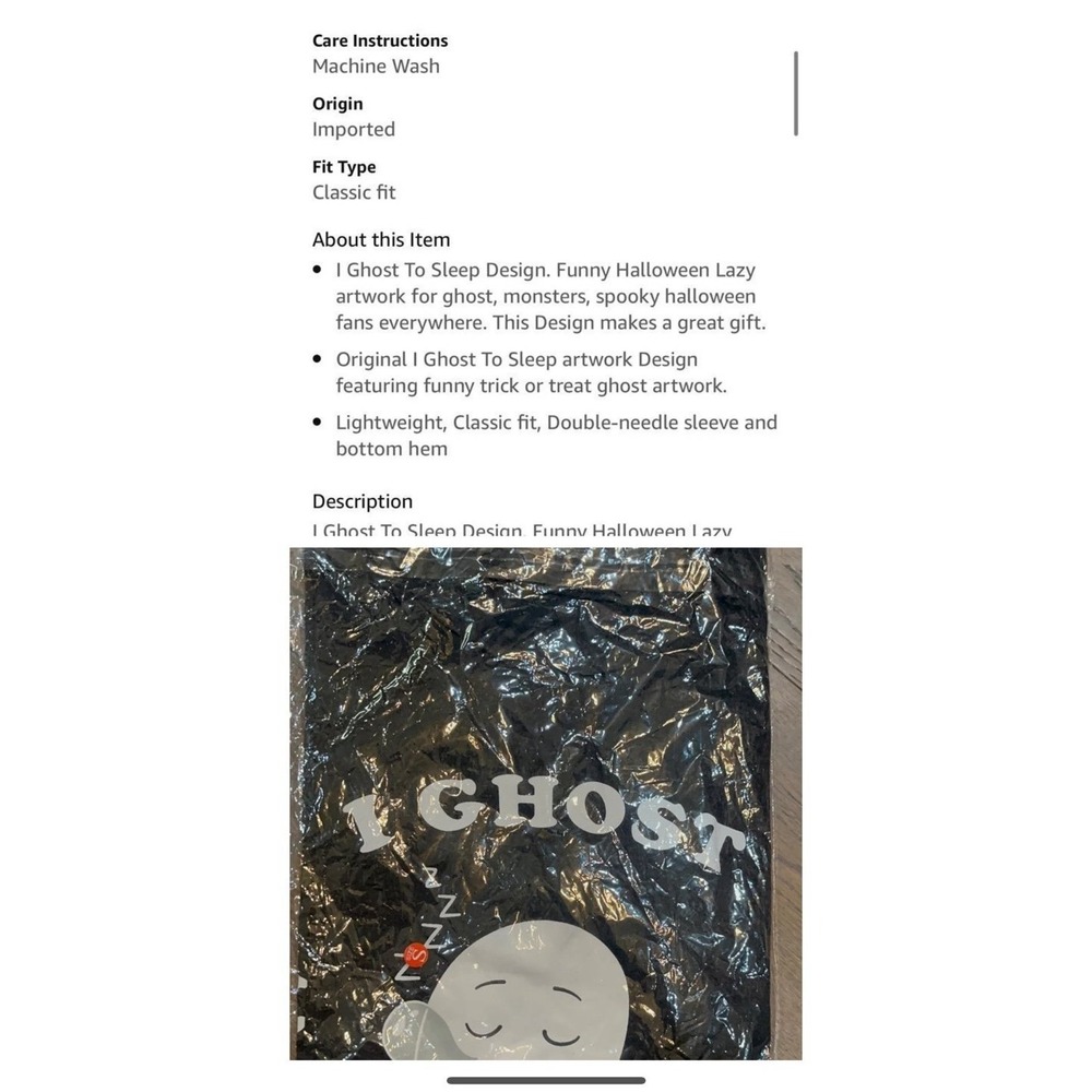 New women's size SMALL short sleeve black Halloween shirt. This shirt is nice q - Picture 2 of 2